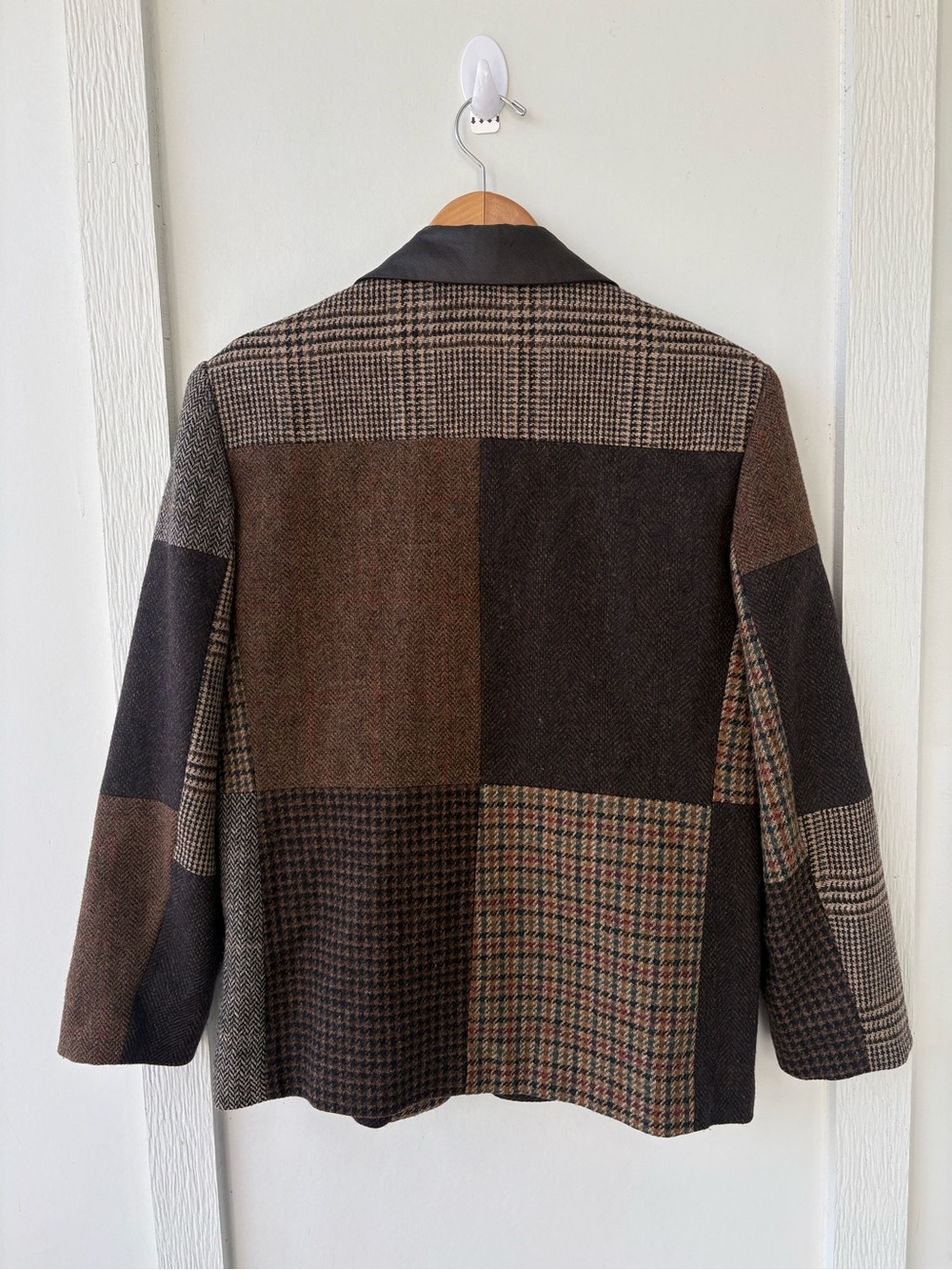Patchwork Jacket Women Size 10 Vintage - Picture 5 of 7
